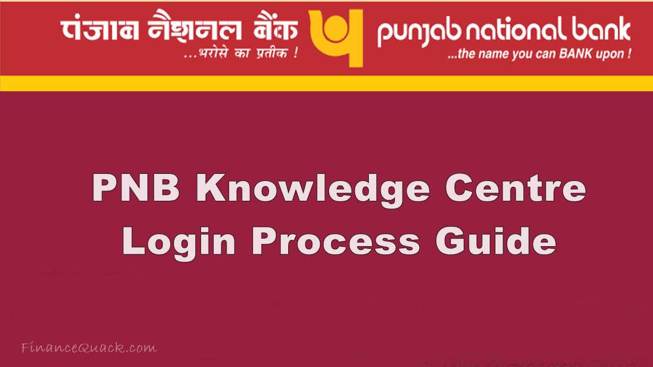 pnb knowledge centre login guide