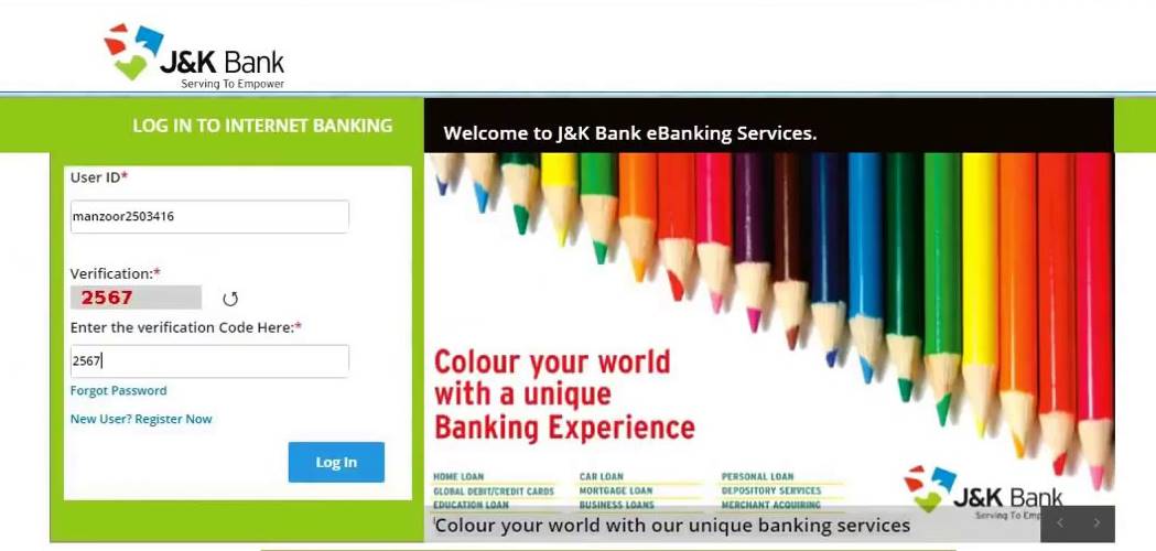 jk bank net banking