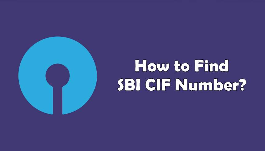 how to find sbi cif number